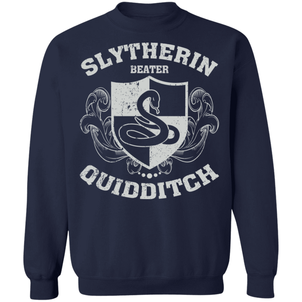 Slytherin Beater Crewneck Pullover Sweatshirt  8 oz.