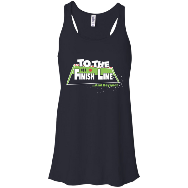 To The Finish Line and Beyond Flowy Racerback Tank