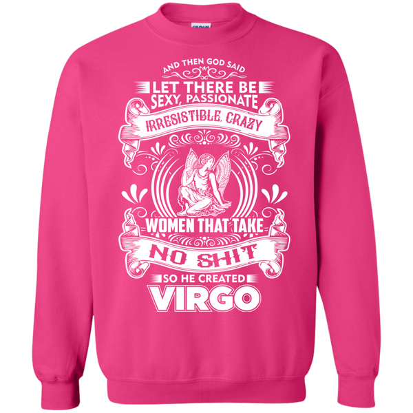 God Created Virgo Pullover Sweatshirt
