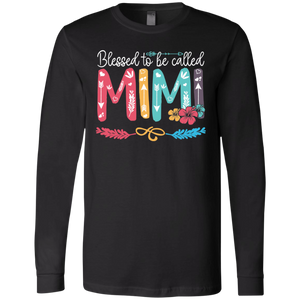 Blessed To Be Called Mimi BC Jersey LS T-Shirt