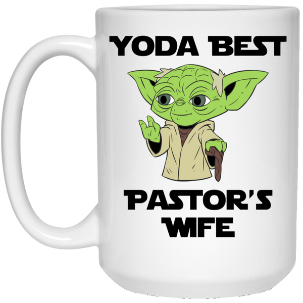 Yoda Best Pastor's Wife Mug