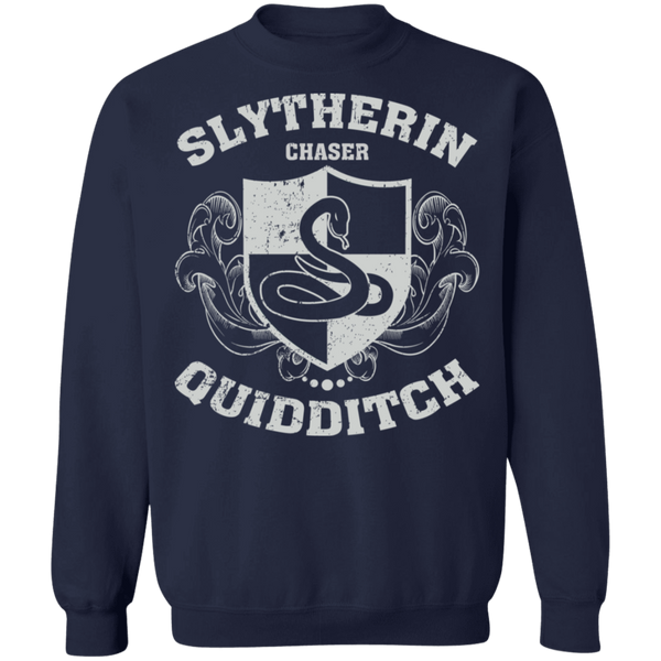 Slytherin Chaser Crewneck Pullover Sweatshirt  8 oz.