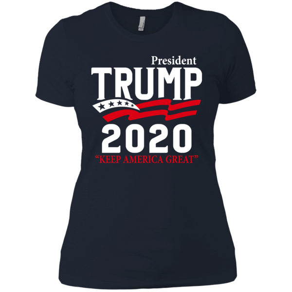 President Trump 2020 Ladies' Boyfriend T-Shirt