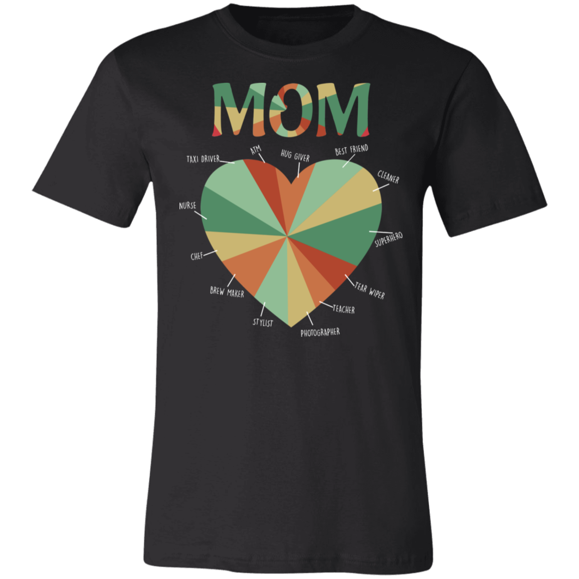 Mom Heart Unisex Jersey Short-Sleeve T-Shirt