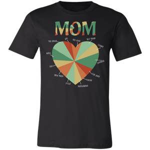 Mom Heart Unisex Jersey Short-Sleeve T-Shirt