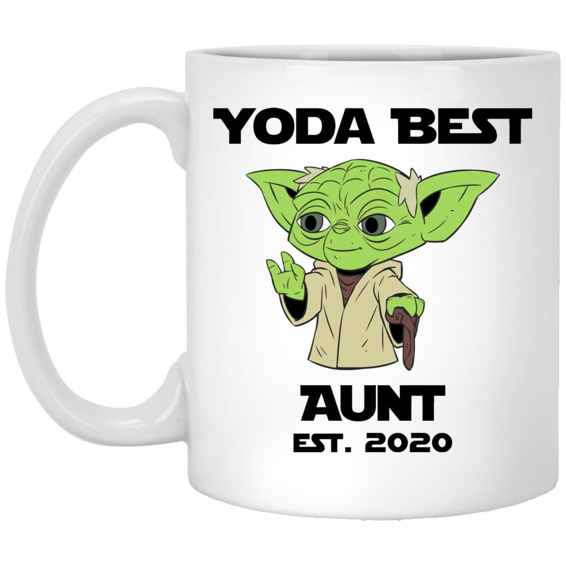 Yoda Best Aunt 2020 Mug