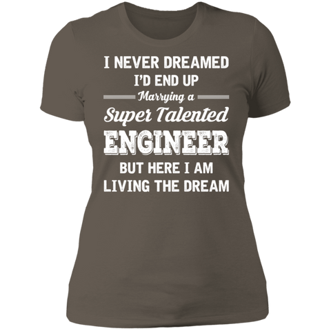 Marrying A Super Talented Engineer Ladies' Boyfriend T-Shirt