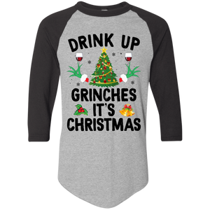 Drink Up Grinches Raglan Jersey