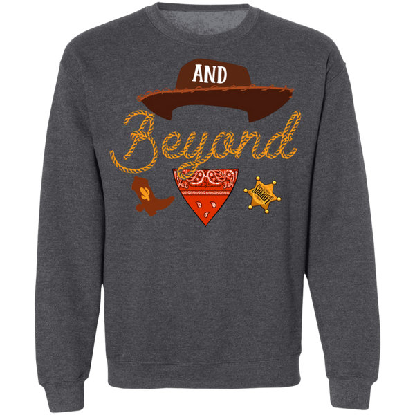 And Beyond Crewneck Pullover Sweatshirt - V1