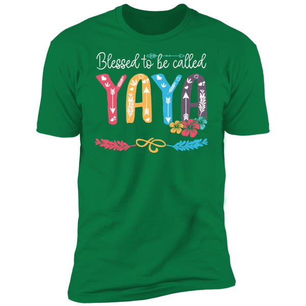 Blessed To Be Called Yaya V1 Premium Short Sleeve T-Shirt