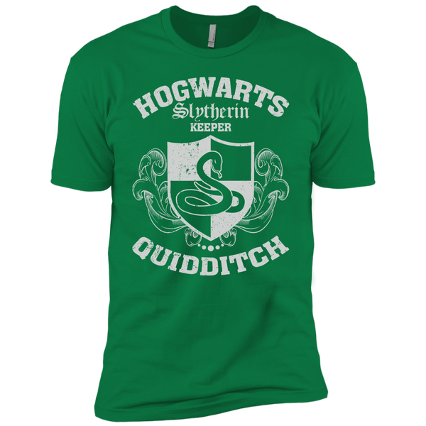 Quidditch Slytherin Keeper Premium Men T-Shirt