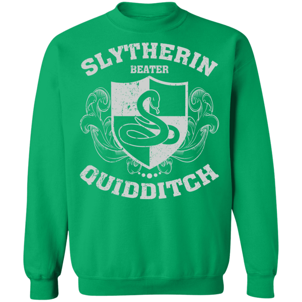 Slytherin Beater Crewneck Pullover Sweatshirt  8 oz.