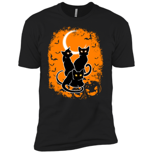 Black Cat Halloween Premium Short Sleeve T-Shirt