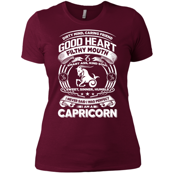 Good Heart Capricorn Zodiac Ladies T-Shirt