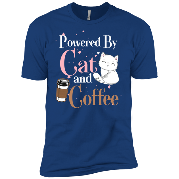 Powered By Cat and Coffee Premium Short Sleeve T-Shirt