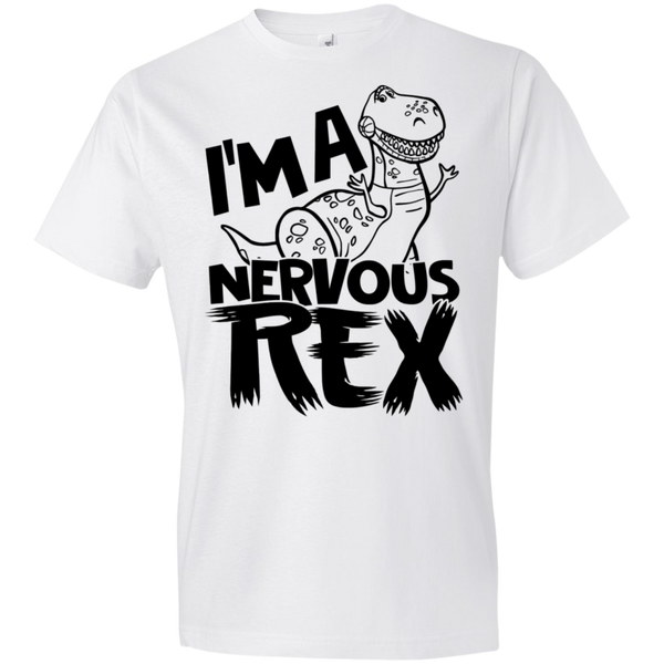 I'm A Nervous Rex Youth Lightweight T-Shirt 4.5 oz