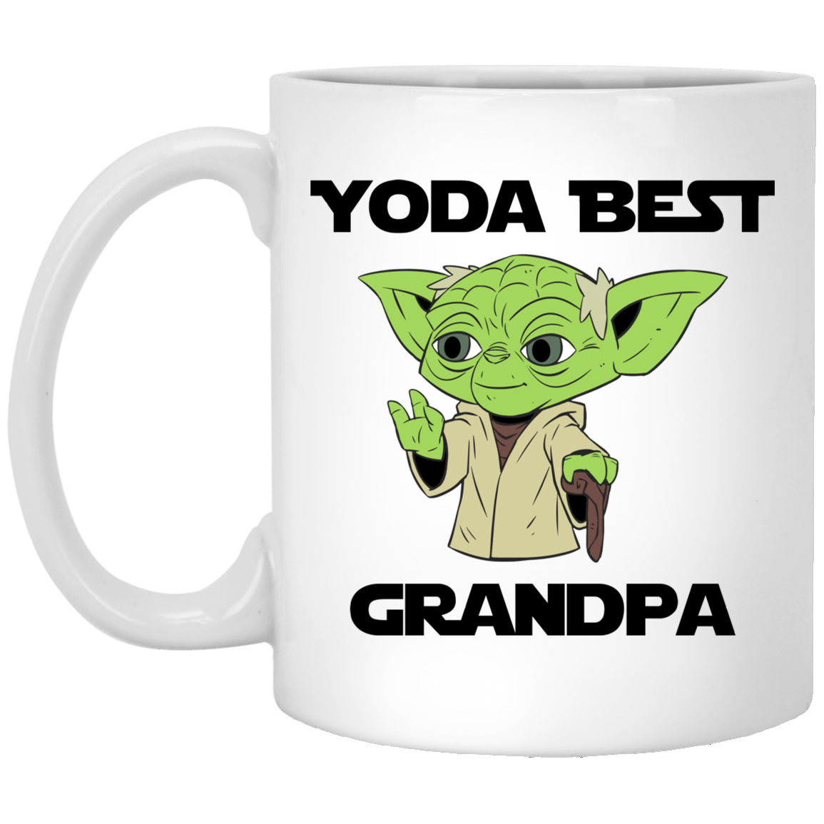 Yoda Best Grandpa Mug