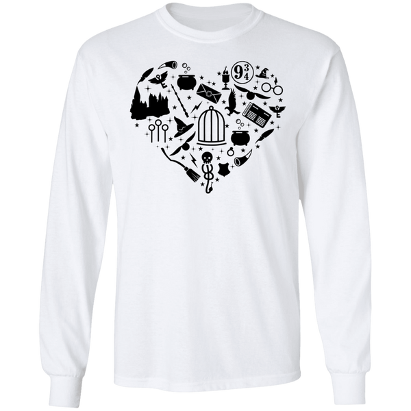 Hp Heart LS Ultra Cotton T-Shirt