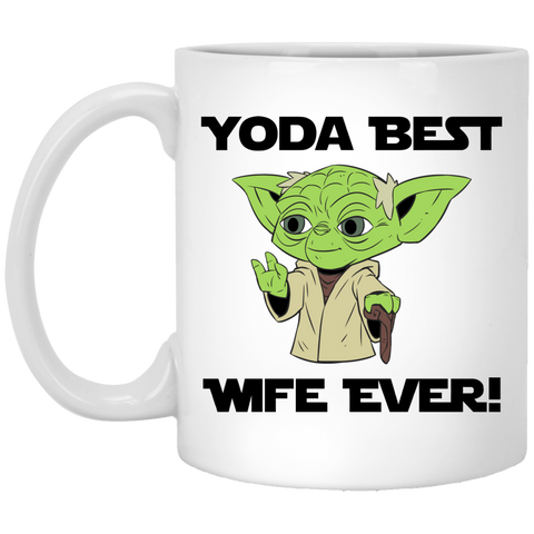 Yoda Best Wife Ever White Mug