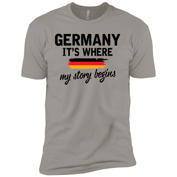 Germany It's Where My Story Begins Premium Short Sleeve T-Shirt