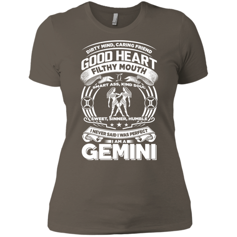 Good Heart Gemini Zodiac Ladies' Boyfriend T-Shirt