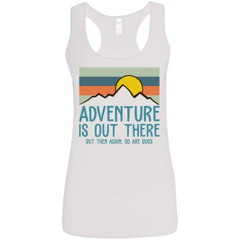 Adventure Is Out There Ladies' Softstyle Racerback Tank