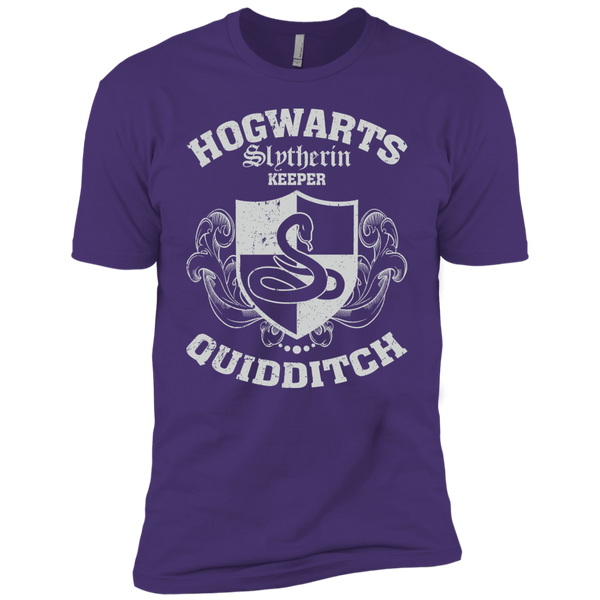 Quidditch Slytherin Keeper Premium Men T-Shirt