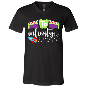 To Infinity - byPhuc 3005 Unisex Jersey SS V-Neck T-Shirt