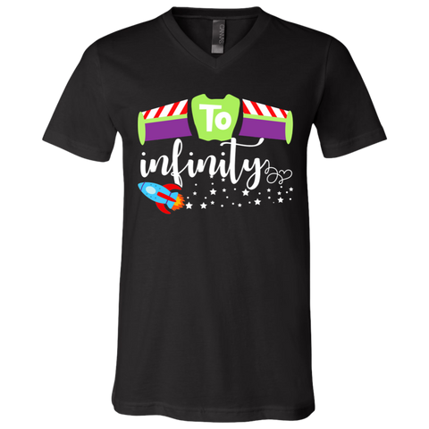 To Infinity - byPhuc 3005 Unisex Jersey SS V-Neck T-Shirt