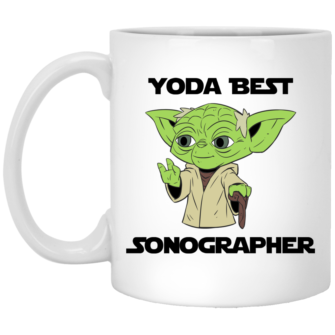 Yoda Best Sonographer Mug