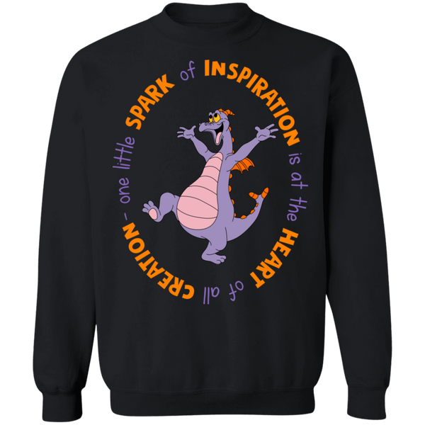 Figment One Little Spark Crewneck Pullover Sweatshirt - V1