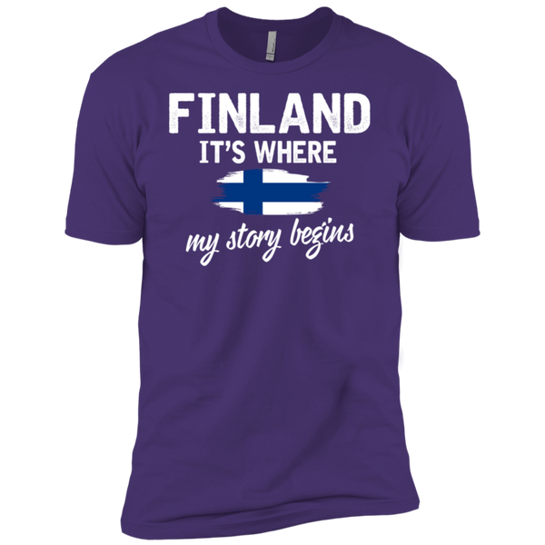 Finland It's Where My Story Begins Short Sleeve T-Shirt