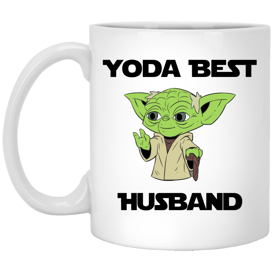 Yoda Best Husband White Mug