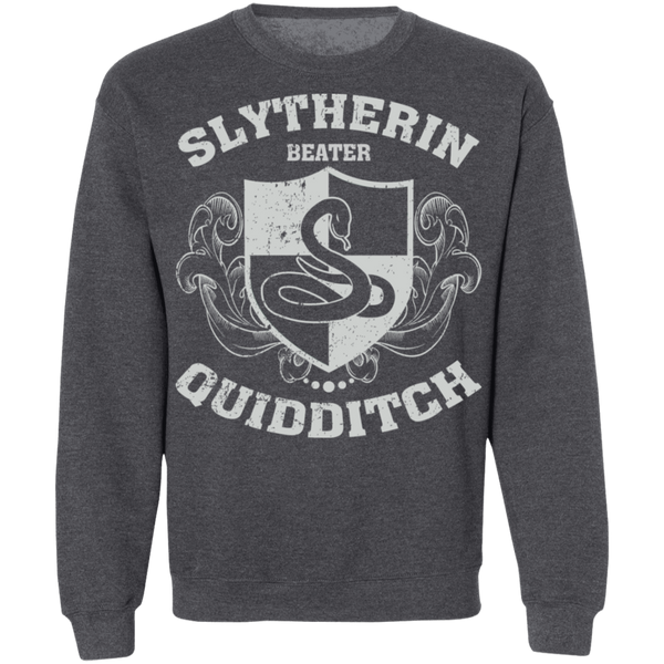 Slytherin Beater Crewneck Pullover Sweatshirt  8 oz.