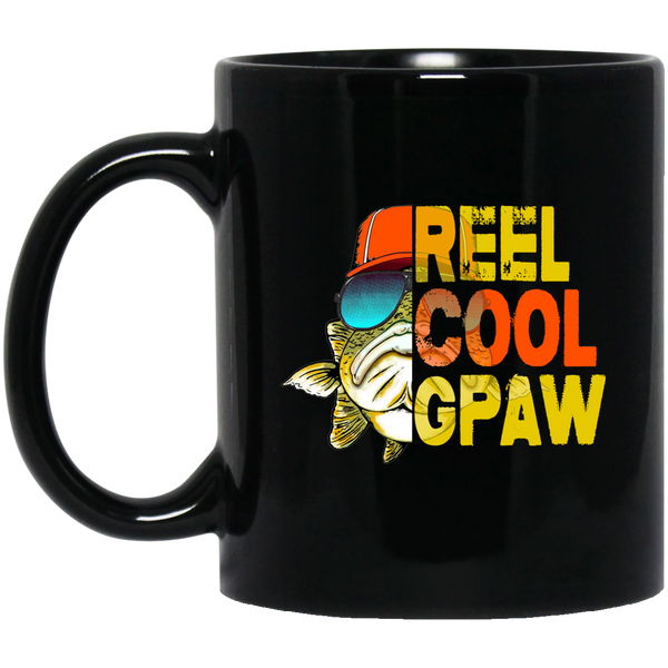 Reel Cool Gpaw Black Mug
