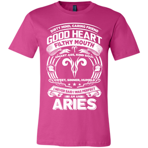 Good Heart Aries Zodiac Unisex Jersey Short-Sleeve T-Shirt