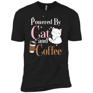Powered By Cat and Coffee Premium Short Sleeve T-Shirt