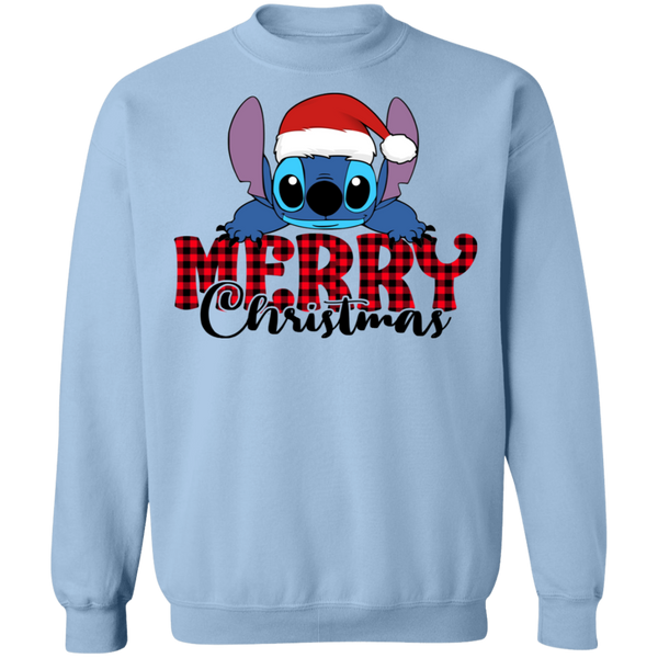 Stitch Merry Christmas Crewneck Pullover Sweatshirt