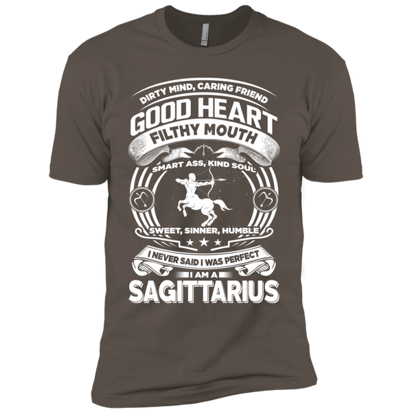Good Heart Sagittarius Zodiac Premium Short Sleeve T-Shirt