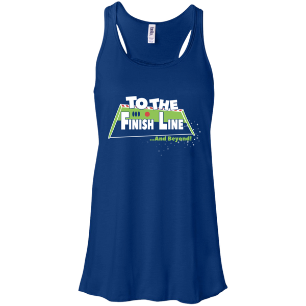 To The Finish Line and Beyond Flowy Racerback Tank