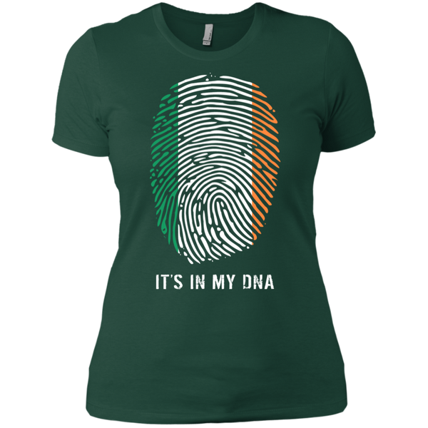 Irish Is In My DNA Ladies T-Shirt