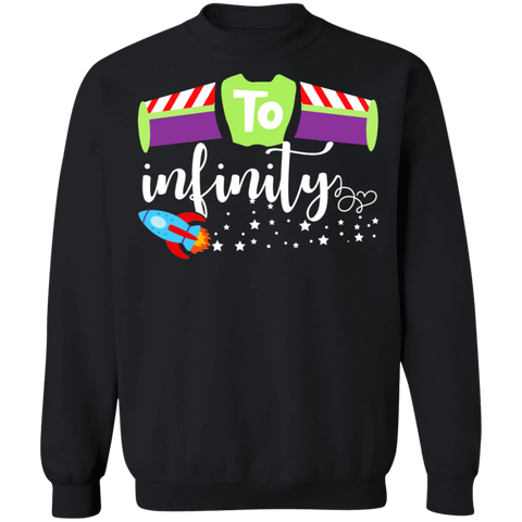 To Infinity Crewneck Pullover Sweatshirt - V1