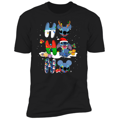 Hohoho Stitch V1 Premium Short Sleeve T-Shirt