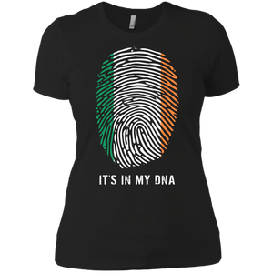 Irish Is In My DNA Ladies T-Shirt