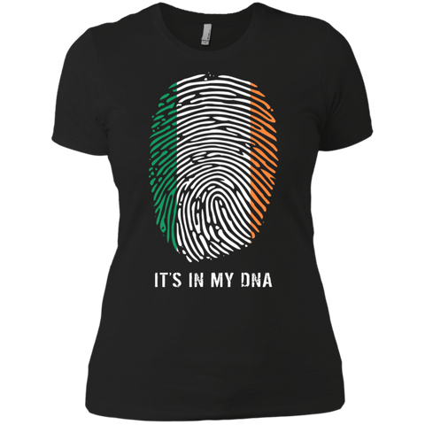 Irish Is In My DNA Ladies T-Shirt