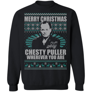 Chesty Puller Crewneck Pullover Sweatshirt - V1