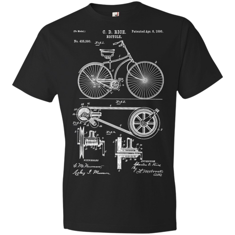 1890 Bicycle Patent Youth Lightweight T-Shirt