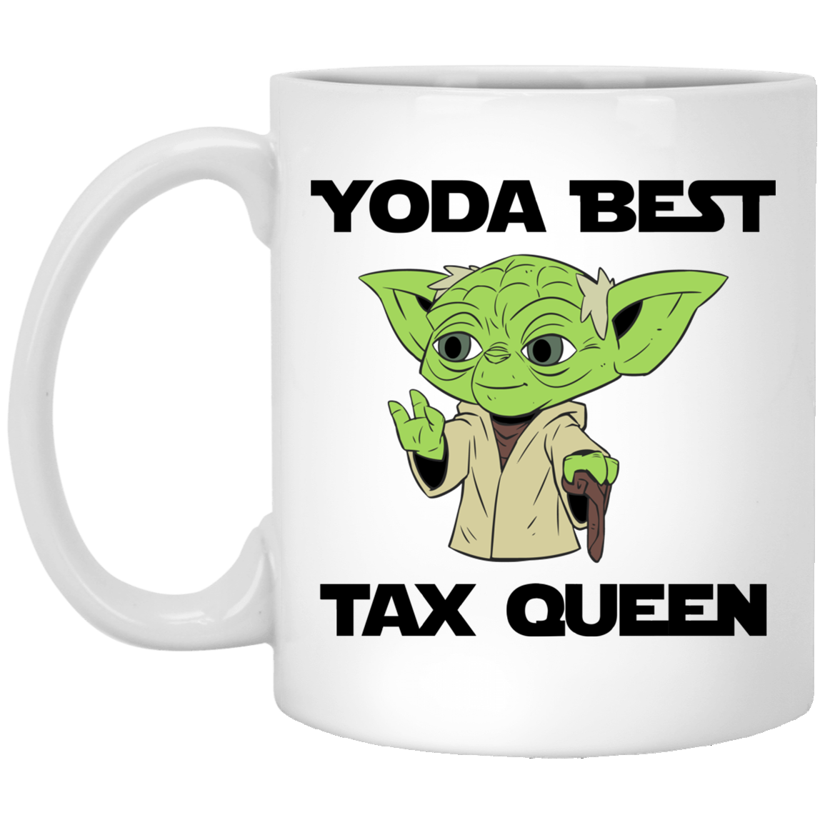 Yoda Best Tax Queen Mug
