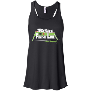 To The Finish Line and Beyond Flowy Racerback Tank