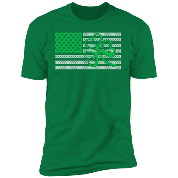 Shamrock American Flag Short Sleeve T-Shirt